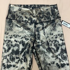 Bronze and black metallic leggings Savvi